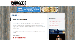 Desktop Screenshot of meatsmokingcalculator.com